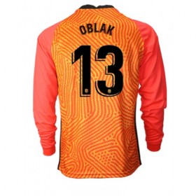 Camisolas de futebol Atlético Madrid Jan Oblak 13 Guarda Redes Equipamento 2020/21 M003 Manga Comprida